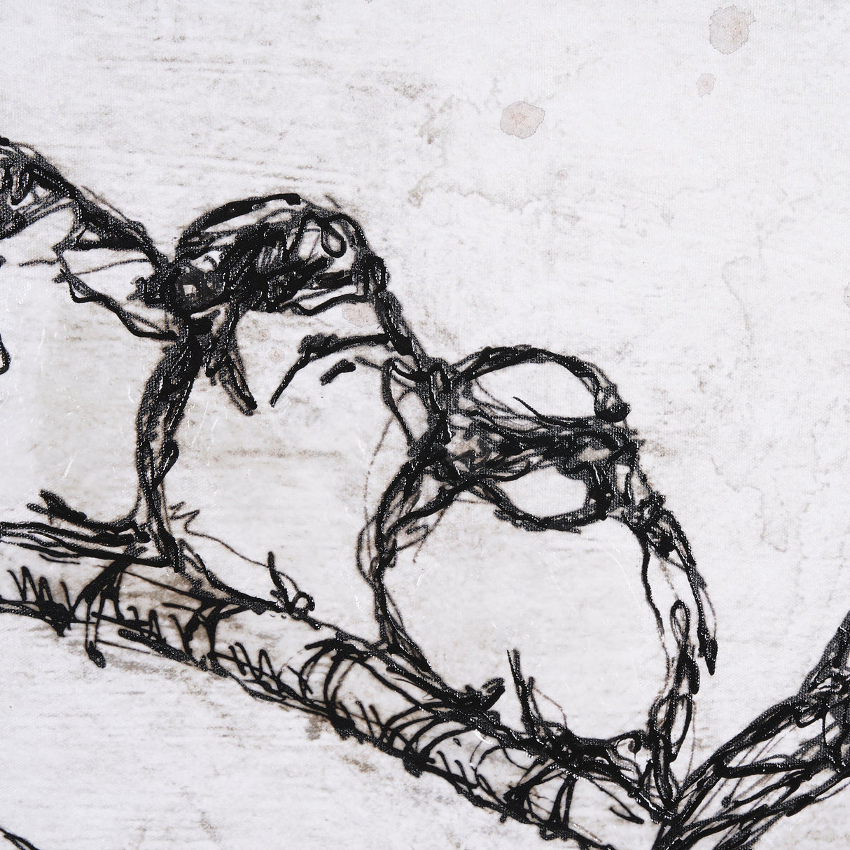 Waiting for spring I by Mercana Studio a Hand Embellished Textured Framed Canvas by Mercana at Eve Furniture