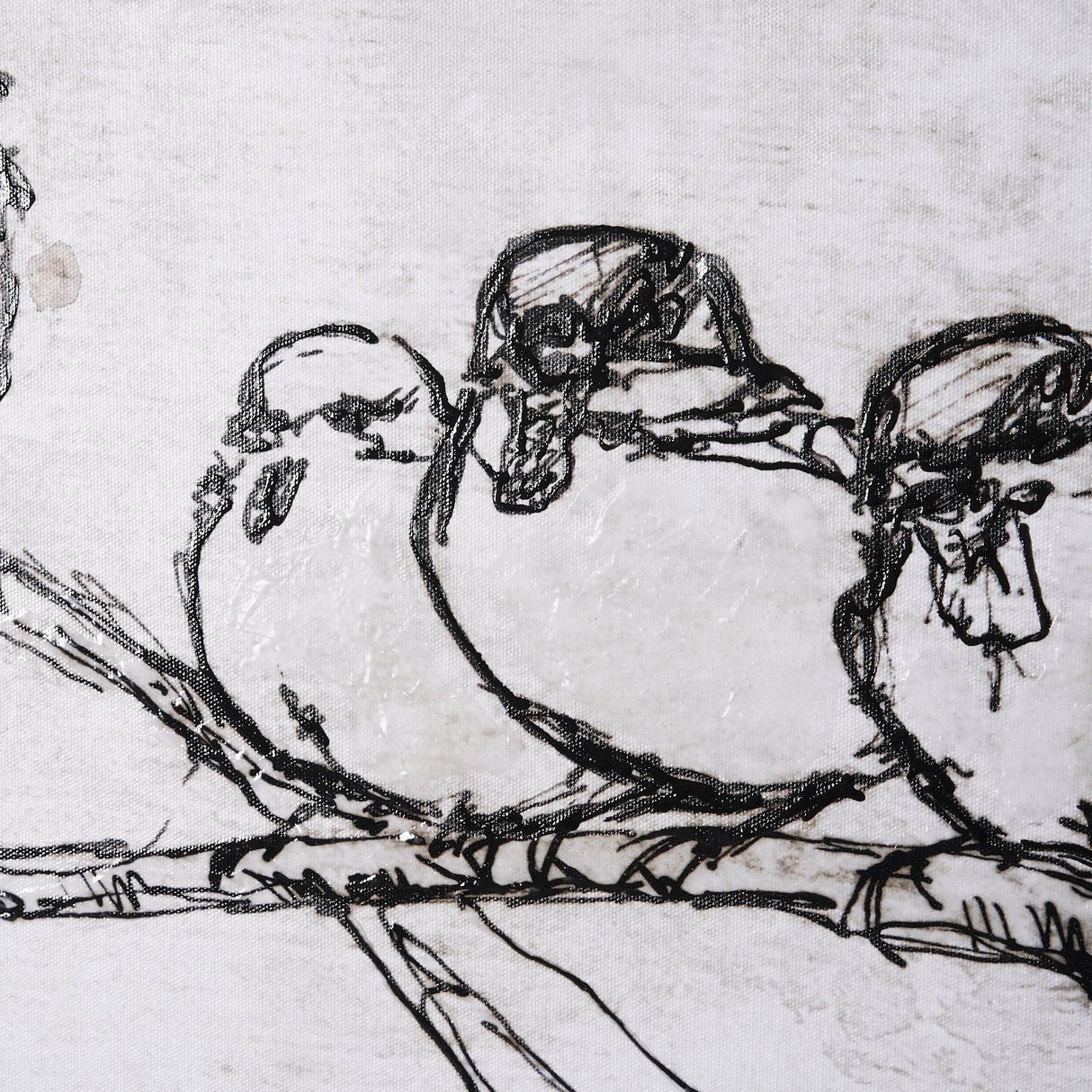 Waiting for spring I by Mercana Studio a Hand Embellished Textured Framed Canvas by Mercana at Eve Furniture