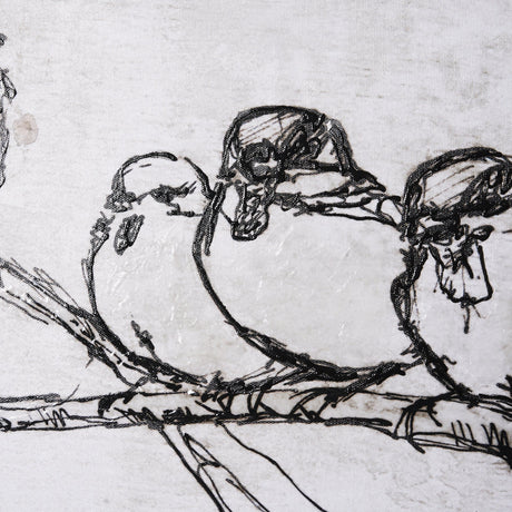 Waiting for spring I by Mercana Studio a Hand Embellished Textured Framed Canvas by Mercana at Eve Furniture
