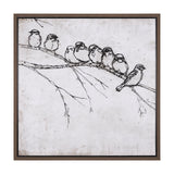 Waiting for spring I by Mercana Studio a Hand Embellished Textured Framed Canvas by Mercana at Eve Furniture