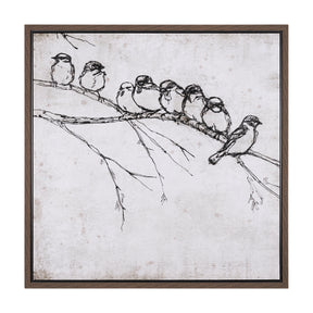 Waiting for spring I by Mercana Studio a Hand Embellished Textured Framed Canvas by Mercana at Eve Furniture