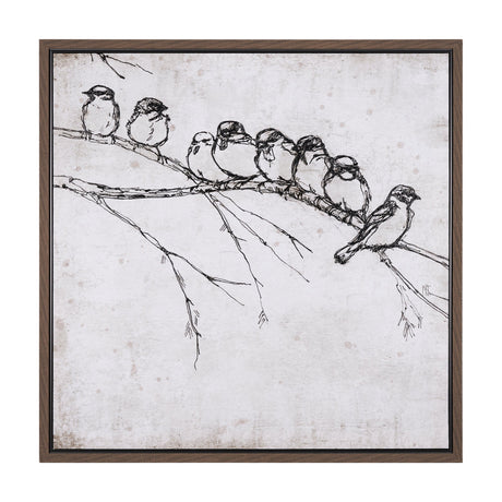 Waiting for spring I by Mercana Studio a Hand Embellished Textured Framed Canvas by Mercana at Eve Furniture