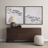 Waiting for spring II by Mercana Studio a Hand Embellished Textured Framed Canvas by Mercana at Eve Furniture