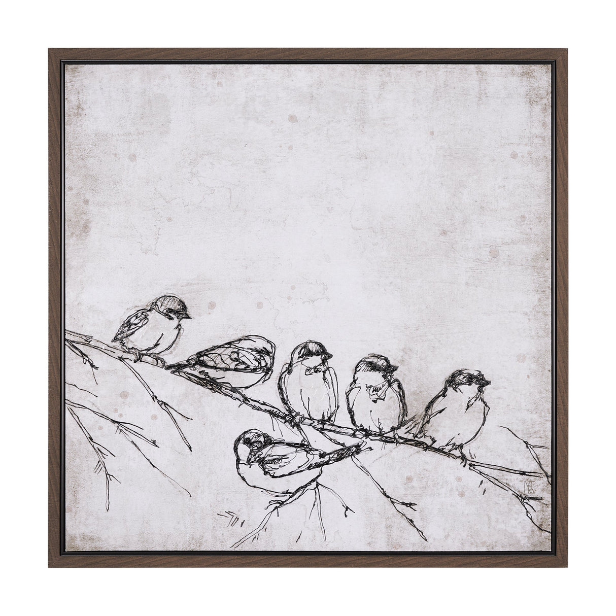 Waiting for spring II by Mercana Studio a Hand Embellished Textured Framed Canvas by Mercana at Eve Furniture