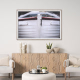 Waiting for the tide by Mercana Studio Hand Embellished Textured Framed Photo Art Print Matted under by Mercana at Eve Furniture