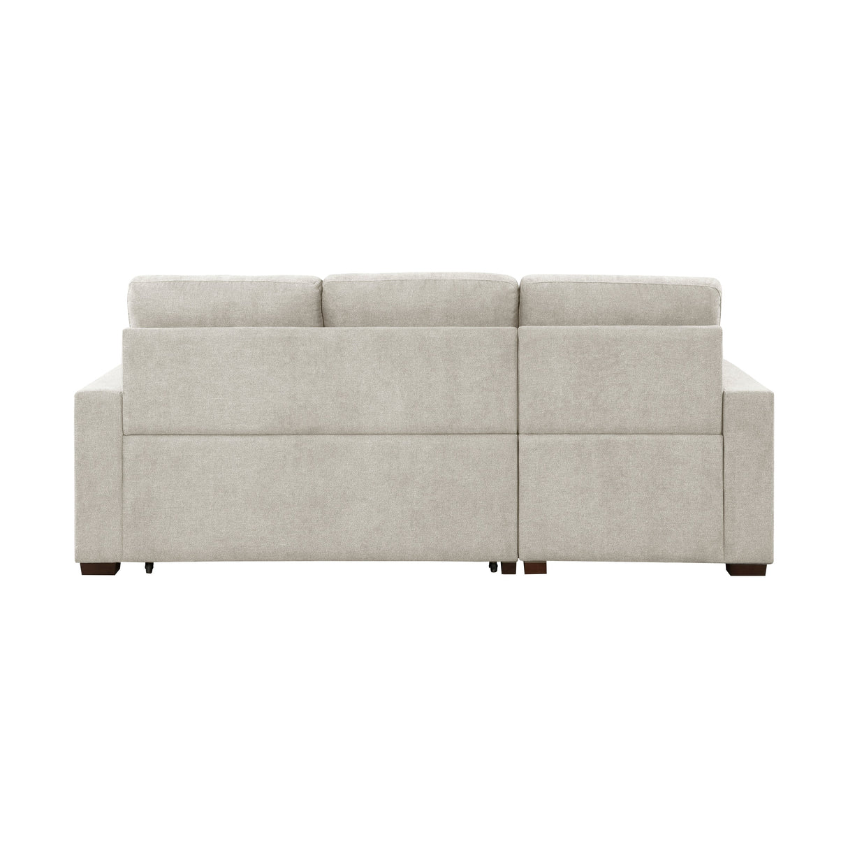 Waitsfield Sand 2-Piece Sectional with Left Chaise, Pull-out Bed and Hidden Storage by Homelegance at Eve Furniture