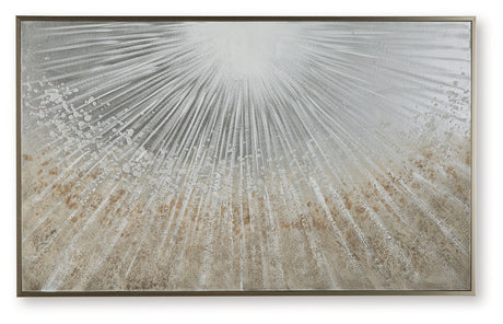 Waldard Gray/Taupe/White Wall Art by Ashley at Eve Furniture