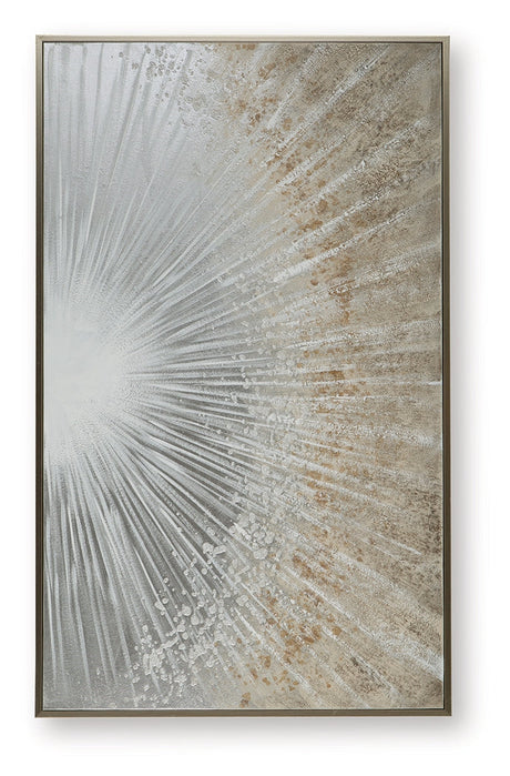 Waldard Gray/Taupe/White Wall Art by Ashley at Eve Furniture