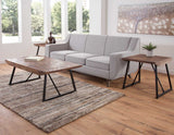 Walden Parquet 3-Piece Occasional Set(Cocktail & 2 End Tables)