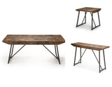 Walden Parquet 3-Piece Occasional Set (Cocktail & 2 End Tables) by Steve Silver at Eve Furniture