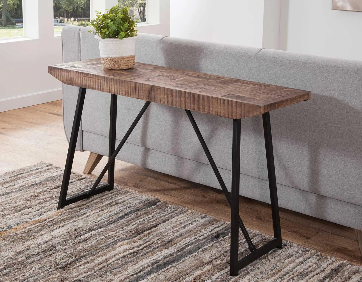 Walden Parquet End Table by Steve Silver at Eve Furniture