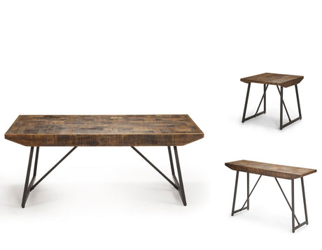 Walden Parquet End Table by Steve Silver at Eve Furniture