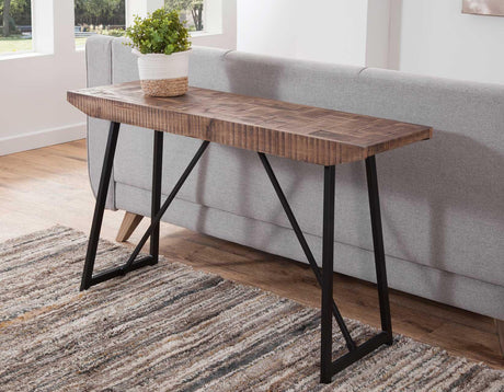 Walden Parquet Sofa Table by Steve Silver at Eve Furniture