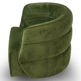 Walden Swivel Chair - Green Velvet by Ashcroft Furniture at Eve Furniture