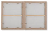 Waldett Beige/White Wall Art (Set of 2) by ASHLEY FURNITURE at Eve Furniture