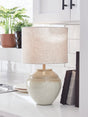 Waldish Cream/Beige Table Lamp by Ashley at Eve Furniture
