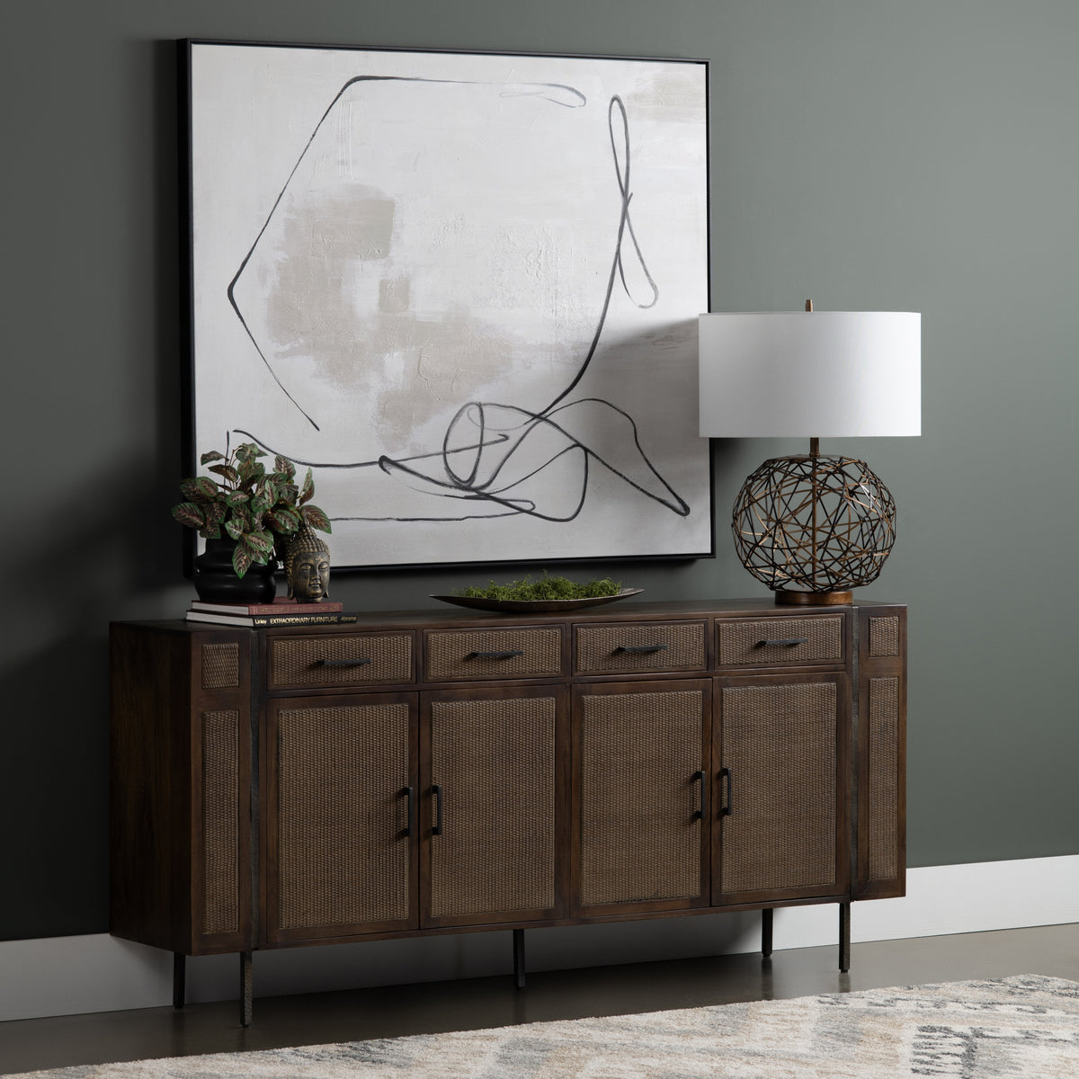Waldorf 1 Brown/Black Canvas by Crestview at Eve Furniture