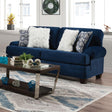 Waldstone Navy Sofa by Furniture of America at Eve Furniture