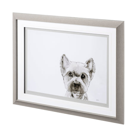 Walk Time 1 by Mercana Studio a Hand Embellished Textured Framed Art Print Matted under Glass by Mercana at Eve Furniture