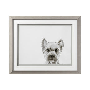 Walk Time 1 by Mercana Studio a Hand Embellished Textured Framed Art Print Matted under Glass by Mercana at Eve Furniture
