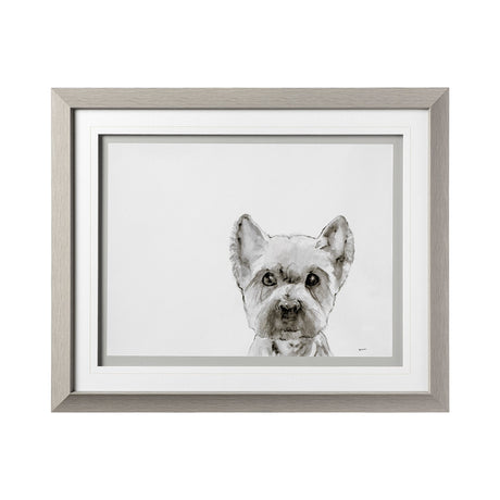 Walk Time 1 by Mercana Studio a Hand Embellished Textured Framed Art Print Matted under Glass by Mercana at Eve Furniture
