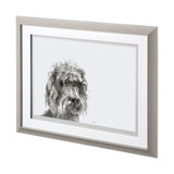 Walk Time 2 by Mercana Studio a Hand Embellished Textured Framed Art Print Matted under Glass by Mercana at Eve Furniture