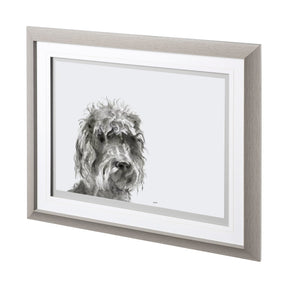 Walk Time 2 by Mercana Studio a Hand Embellished Textured Framed Art Print Matted under Glass by Mercana at Eve Furniture