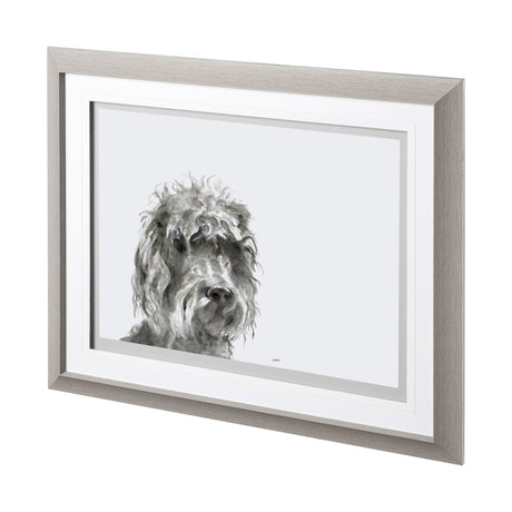 Walk Time 2 by Mercana Studio a Hand Embellished Textured Framed Art Print Matted under Glass by Mercana at Eve Furniture