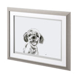 Walk Time 3 by Mercana Studio a Hand Embellished Textured Framed Art Print Matted under Glass by Mercana at Eve Furniture