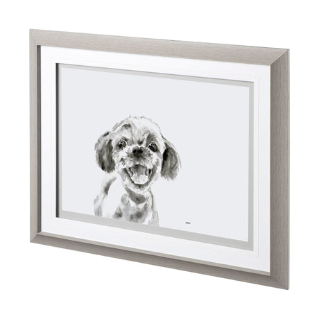 Walk Time 3 by Mercana Studio a Hand Embellished Textured Framed Art Print Matted under Glass by Mercana at Eve Furniture