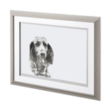 Walk Time 4 by Mercana Studio a Hand Embellished Textured Framed Art Print Matted under Glass by Mercana at Eve Furniture