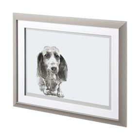 Walk Time 4 by Mercana Studio a Hand Embellished Textured Framed Art Print Matted under Glass by Mercana at Eve Furniture