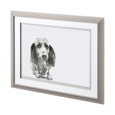 Walk Time 4 by Mercana Studio a Hand Embellished Textured Framed Art Print Matted under Glass by Mercana at Eve Furniture