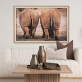 Walking Away by Mercana Studio a Hand Embellished Textured Framed Photo Art Print Matted under Glass by Mercana at Eve Furniture