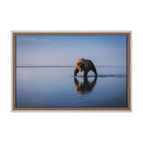 Walking my Walk by Mercana Studio a Hand Embellished Textured Framed Photo Art Print Matted under Gl by Mercana at Eve Furniture