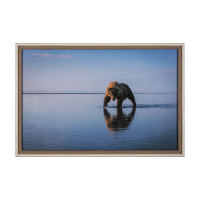 Walking my Walk by Mercana Studio a Hand Embellished Textured Framed Photo Art Print Matted under Gl by Mercana at Eve Furniture