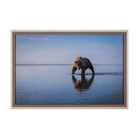 Walking my Walk by Mercana Studio a Hand Embellished Textured Framed Photo Art Print Matted under Gl by Mercana at Eve Furniture