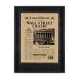 Wall Street Crash by Vintage Collection Hand Embelished Textured Framed Art Photo Matted under Glass by Mercana at Eve Furniture