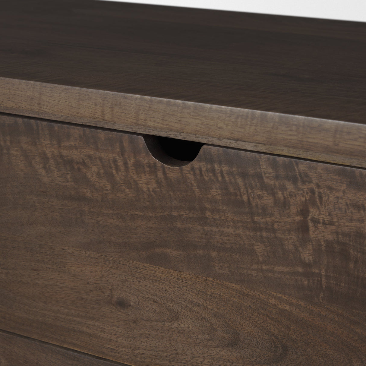 Wallen Solid Dark Brown Wood 3 Drawer Accent Cabinet by Mercana at Eve Furniture