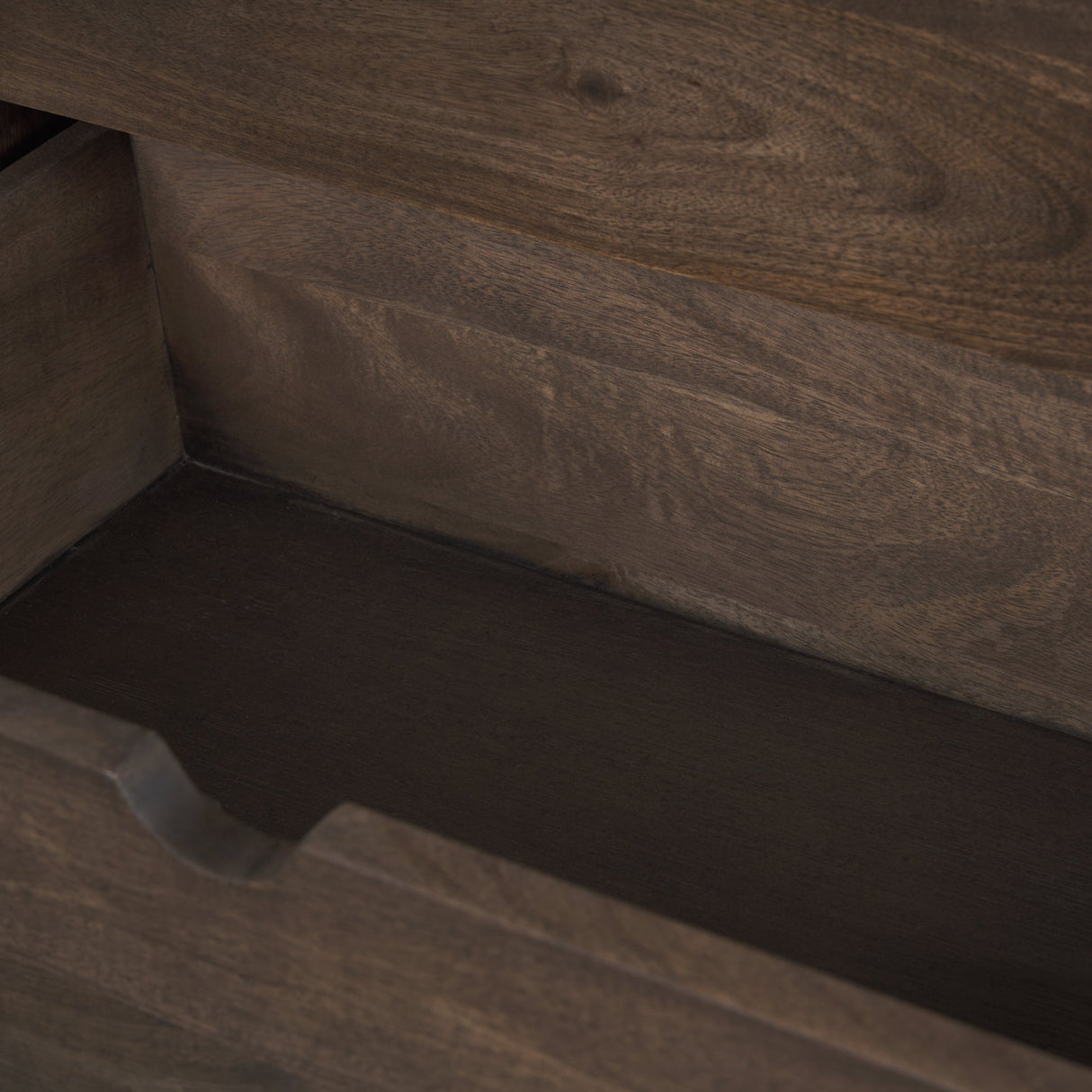 Wallen Solid Dark Brown Wood 3 Drawer Accent Cabinet by Mercana at Eve Furniture
