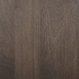 Wallen Solid Dark Brown Wood Curio Cabinet by Mercana at Eve Furniture