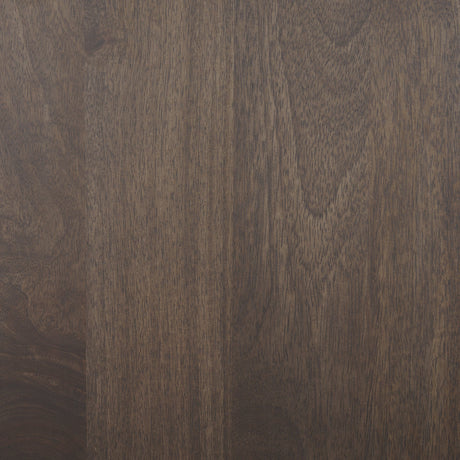 Wallen Solid Dark Brown Wood Curio Cabinet by Mercana at Eve Furniture