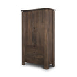 Wallen Solid Dark Brown Wood Curio Cabinet by Mercana at Eve Furniture
