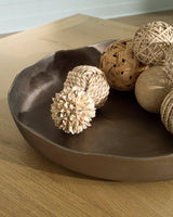 Wallmen Champagne Gold Finish Tray by ASHLEY FURNITURE at Eve Furniture