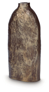 Wallmond Antique Brass Finish Vase by Ashley at Eve Furniture