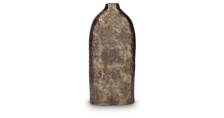 Wallmond Antique Brass Finish Vase by Ashley at Eve Furniture