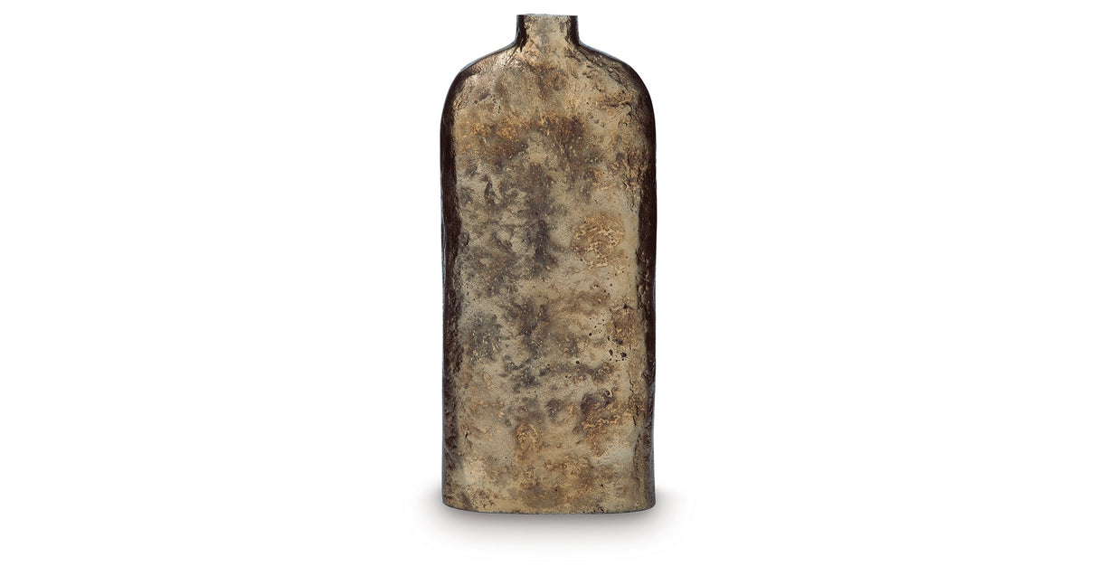 Wallmond Antique Brass Finish Vase by Ashley at Eve Furniture