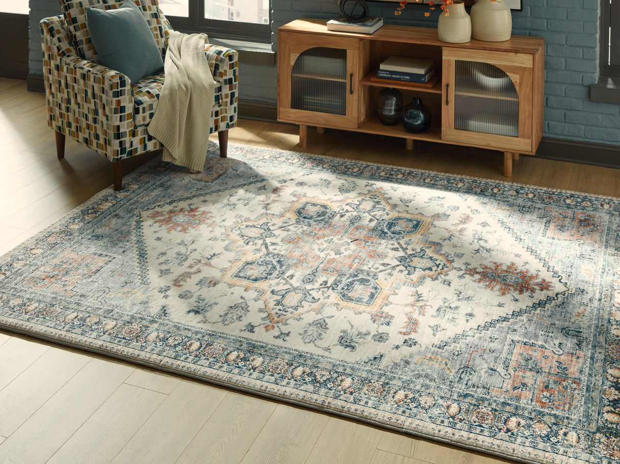 Wallney Multi Large Rug by Ashley at Eve Furniture
