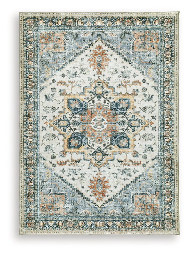 Wallney Multi Medium Rug by Ashley at Eve Furniture