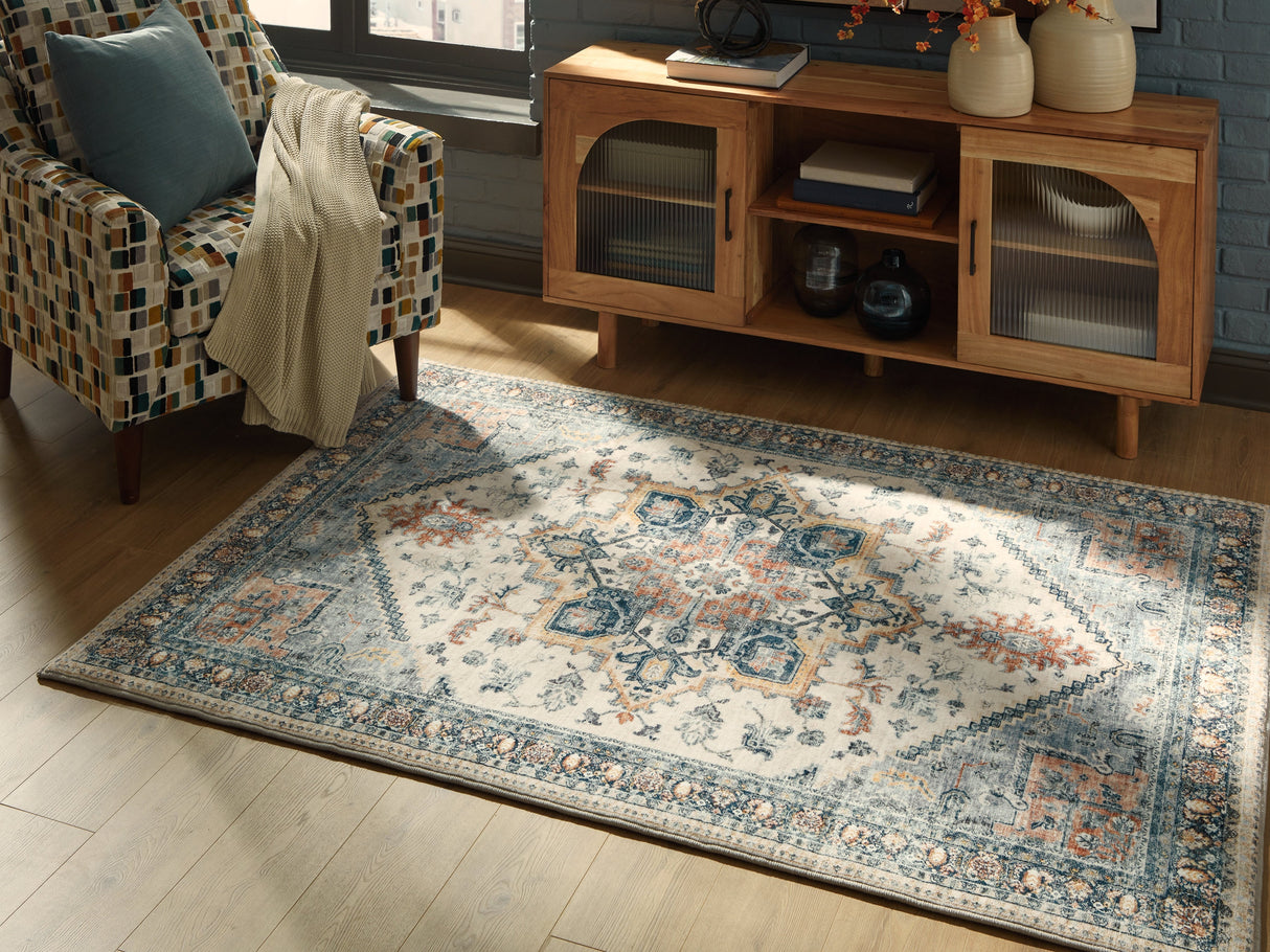 Wallney Multi Medium Rug by Ashley at Eve Furniture